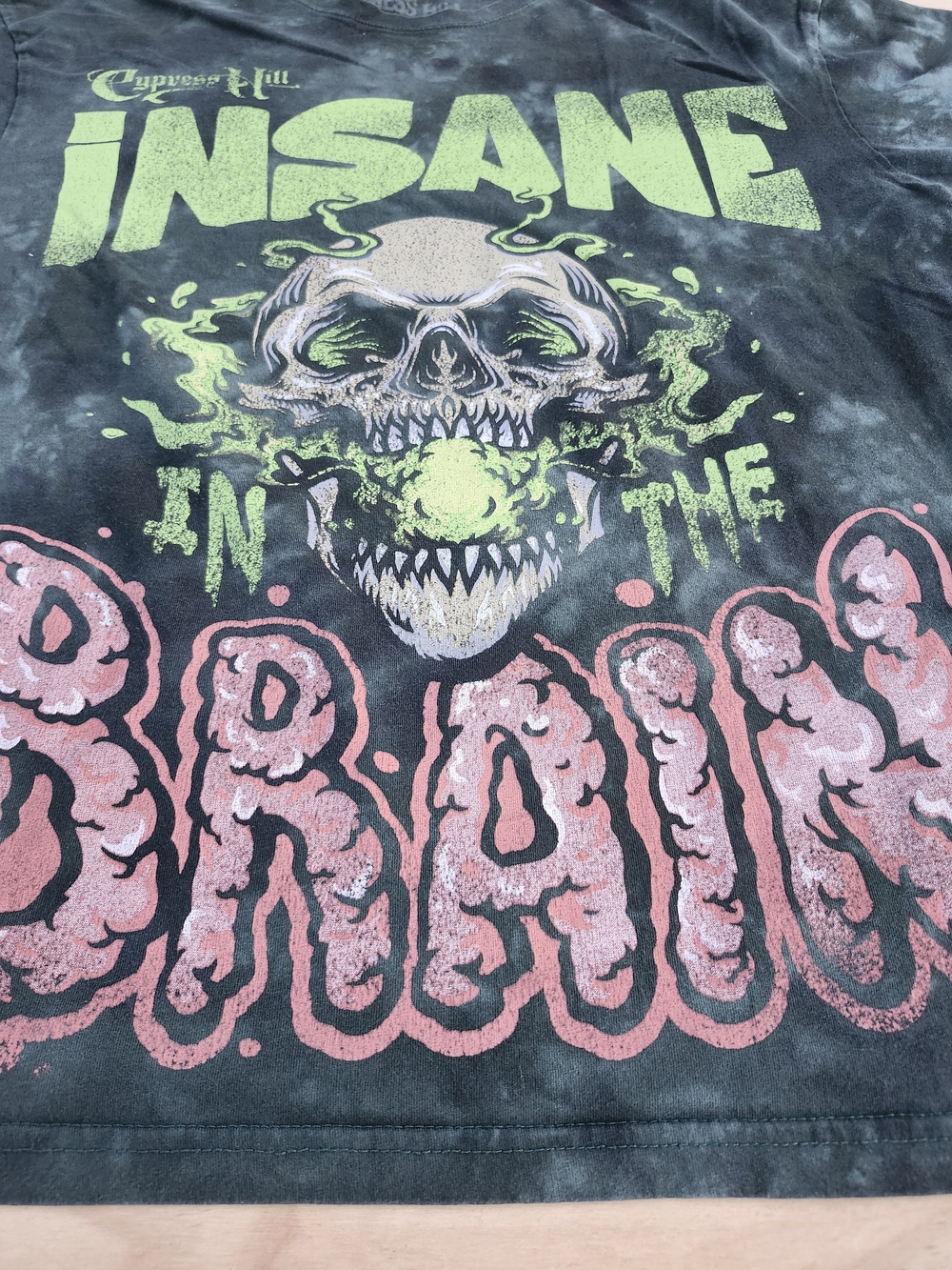 Cypress Hill Insane in the Brain Graphic Skull Tee - M/L